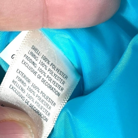 Osh Kosh B'Gosh Infant/Toddler Snow Bib Snowsuit, Turquoise Blue, Size 24M - Picture 7 of 11